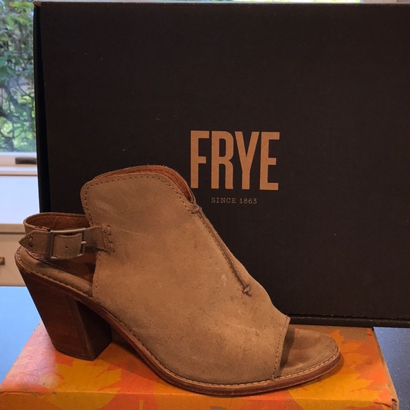 Frye Shoes - Frye Suede Courtney Sling